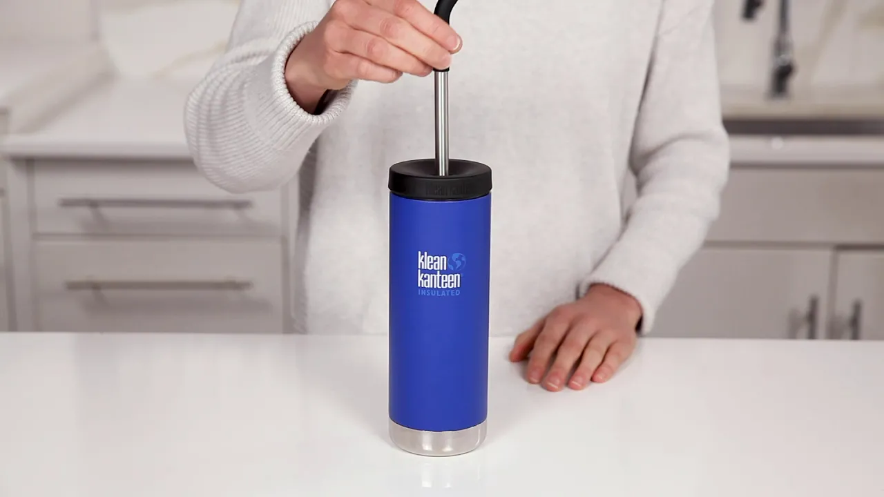 פקק עם קשית לבקבוקי Klean Kanteen TKWide Straw Cap -D – תמונה 6