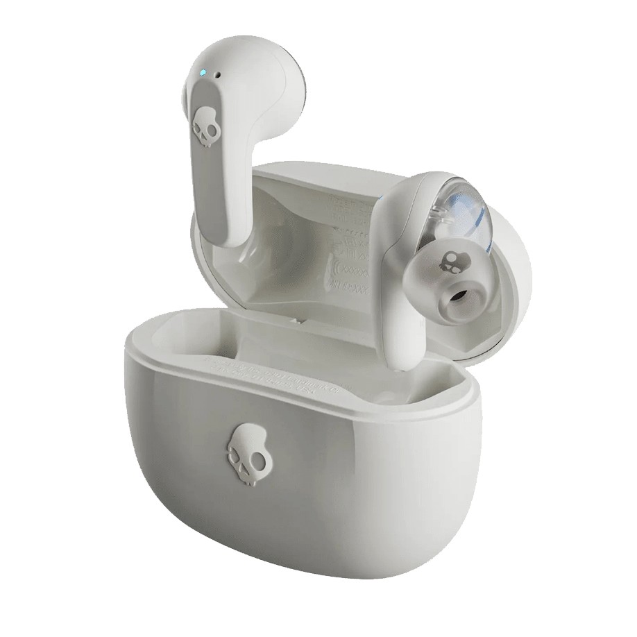 אוזניות אלחוטיות Skullcandy Rail שמנת/כתום 151791H