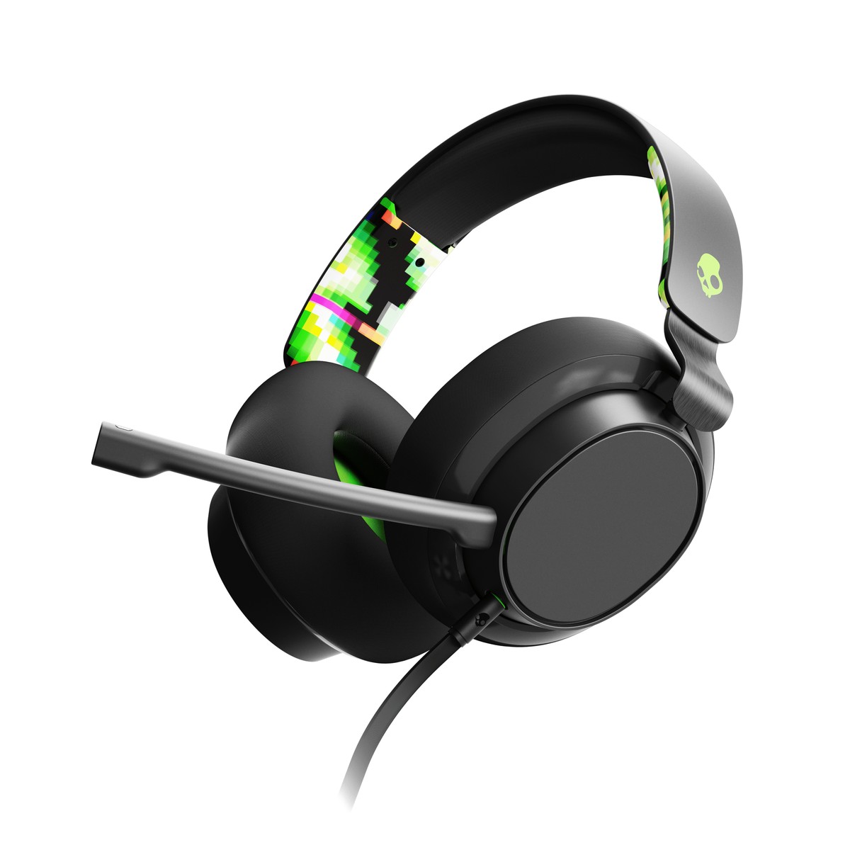 אוזניות גיימינג חוטיות Skullcandy SLYR ירוק/שחור 151202H
