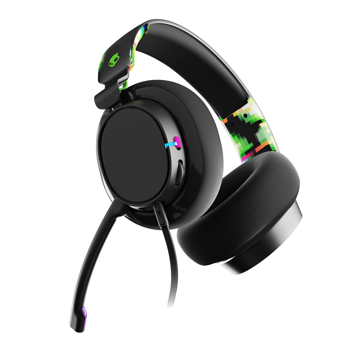 אוזניות גיימינג חוטיות Skullcandy SLYR Pro ירוק/שחור 151204H – תמונה 2