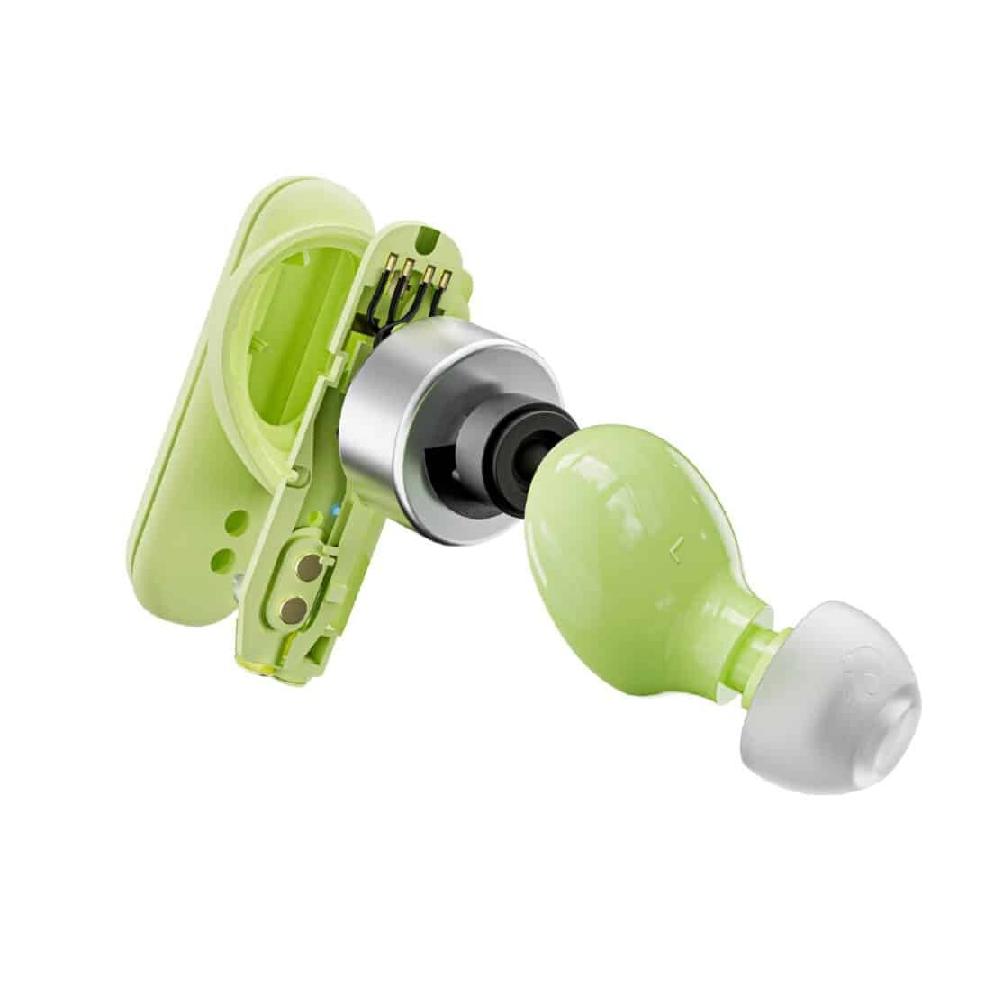 אוזניות אלחוטיות Skullcandy Smokin' Buds ירוק מאצ'ה 151802H – תמונה 4