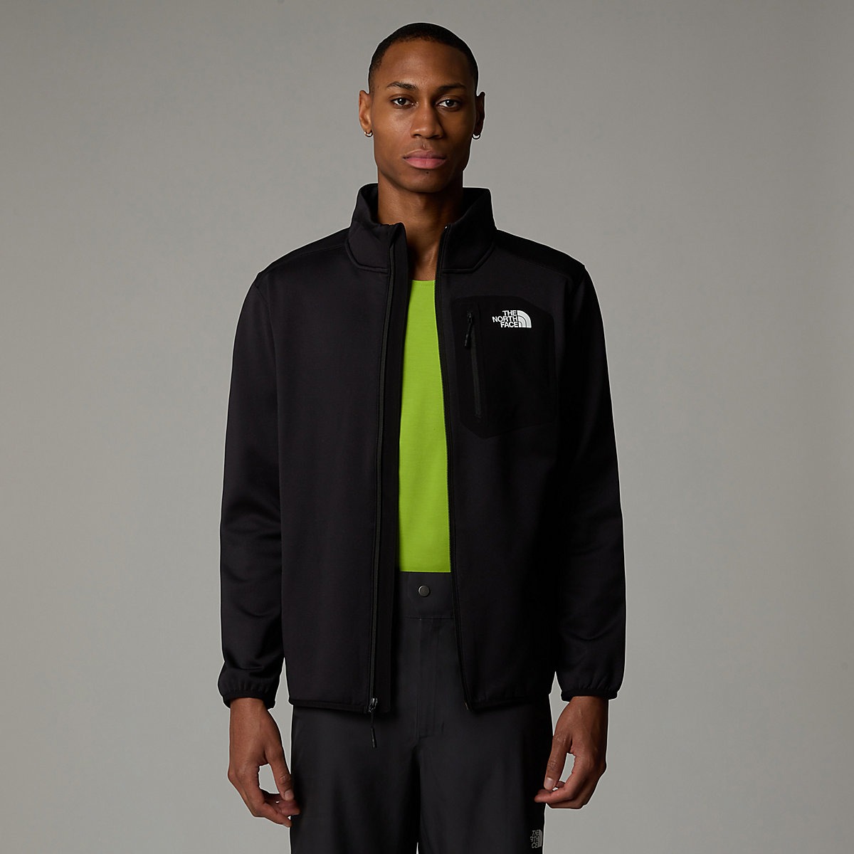 פליס גברים רוכסן מלא The North Face Crest – תמונה 3