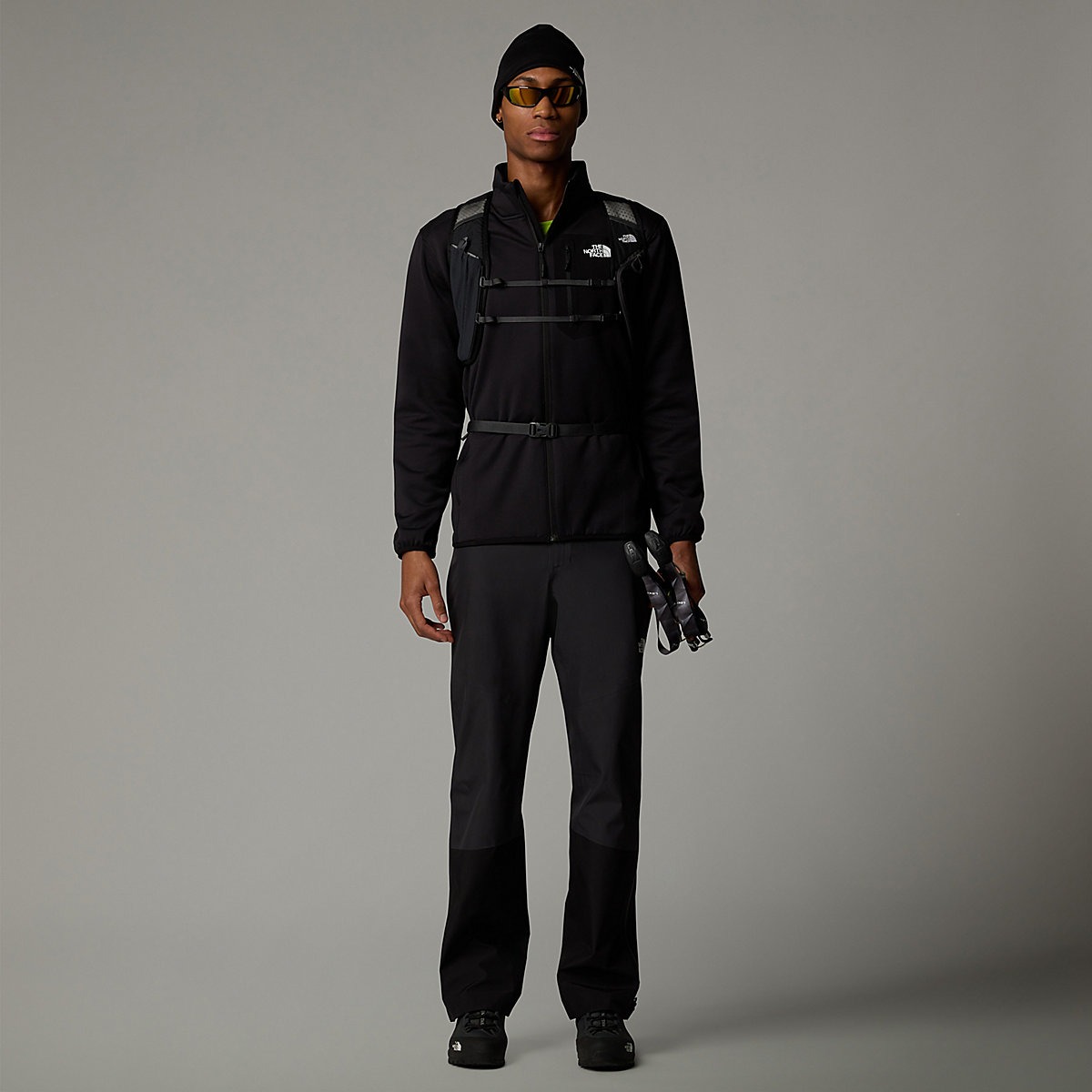 פליס גברים רוכסן מלא The North Face Crest – תמונה 4
