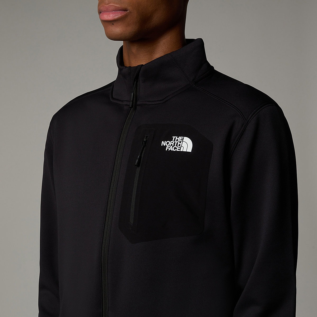פליס גברים רוכסן מלא The North Face Crest – תמונה 5